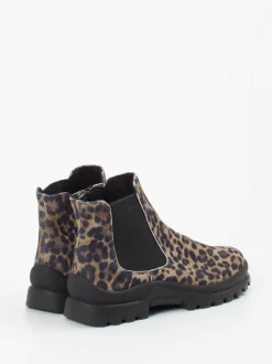 Semler – Chelsea Boots aus geprägtem Leder im Leoprint
