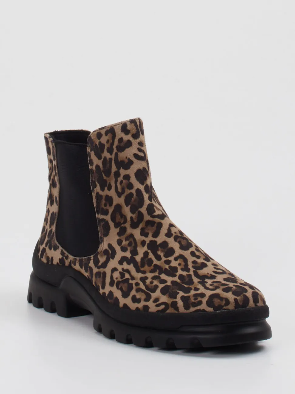 Semler – Chelsea Boots aus geprägtem Leder sandbraun