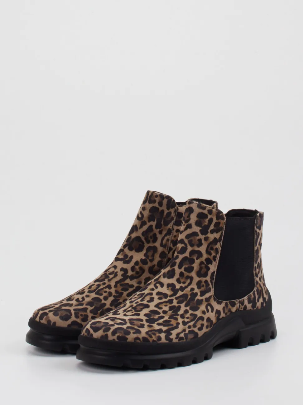 Semler – Chelsea Boots aus geprägtem Leder sandbraun