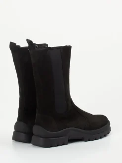 Semler – Chelsea-Stiefel aus Nubukleder schwarz