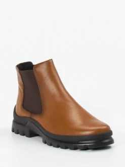Semler – Chelsea-Stiefelette aus Kalbleder cognacbraun