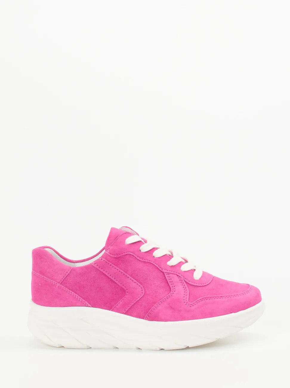Semler – Chunky Sneaker aus Veloursleder Pink