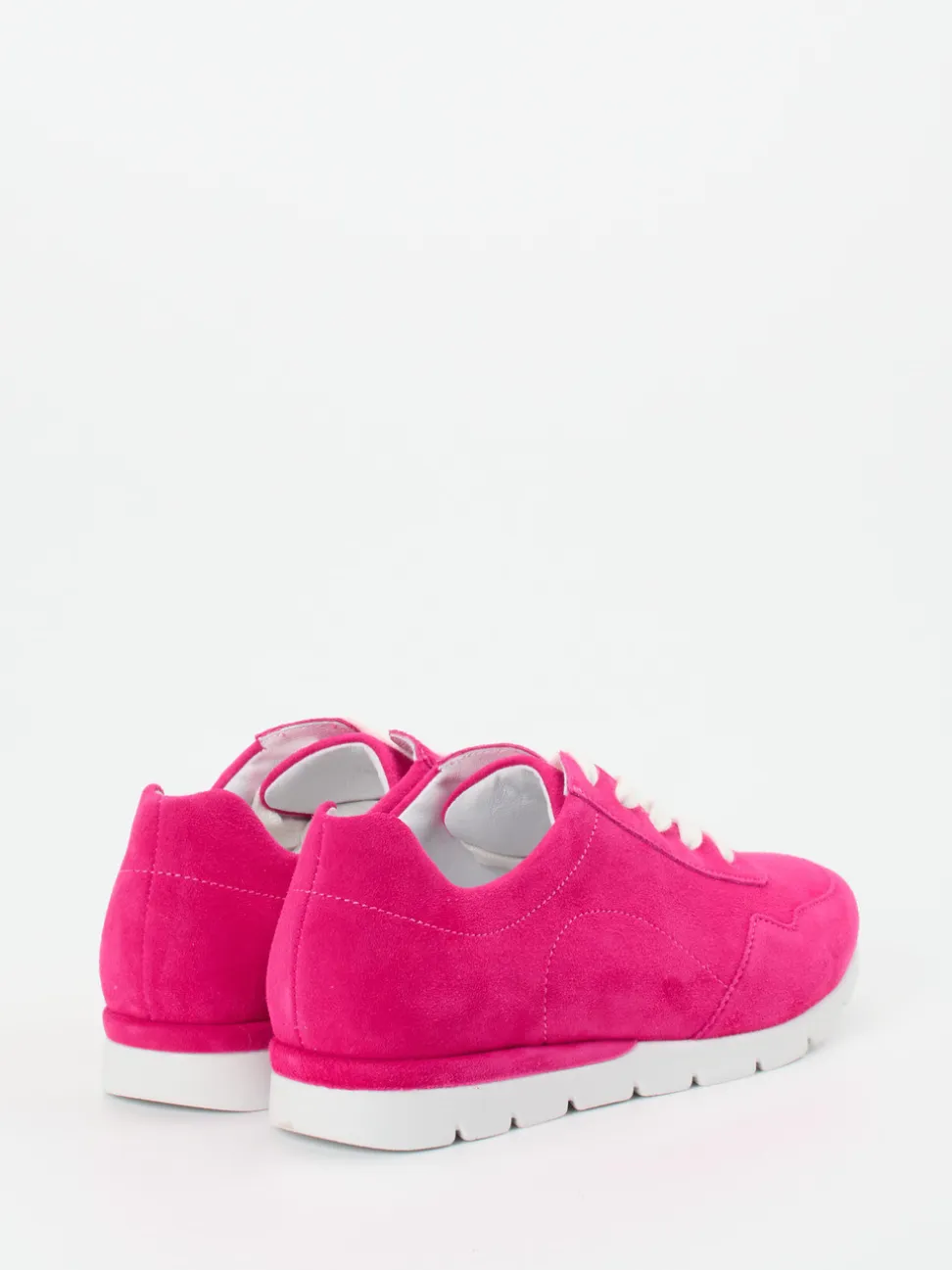 Semler – Damen-Sneaker aus Veloursleder pink