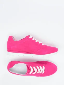 Semler – Damen-Sneaker aus Veloursleder pink