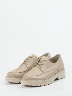 Semler – Derby-Schnürer aus Kalbleder Beige