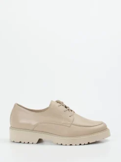 Semler – Derby-Schnürer aus Kalbleder Beige