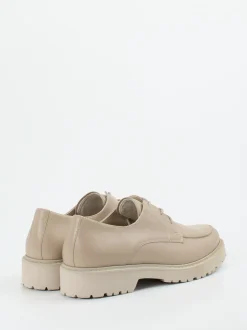 Semler – Derby-Schnürer aus Kalbleder Beige