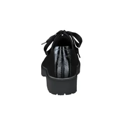 Semler – Derby-Schnürschuh aus Veloursleder Schwarz