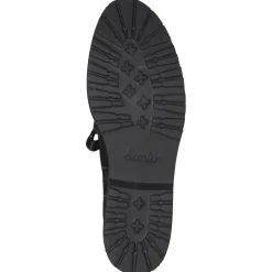 Semler – Derby-Schnürschuh aus Veloursleder Schwarz