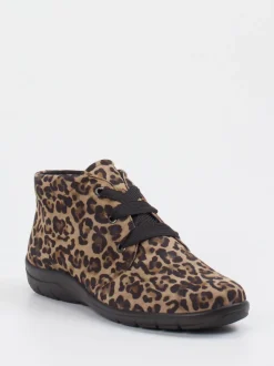 Semler – Desert Boot aus geprägtem Leder in Braun