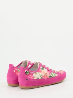 Semler – Freizeitsneaker aus Veloursleder pink