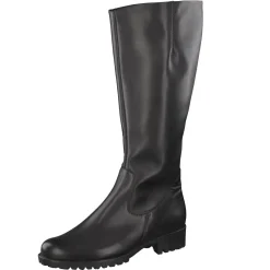 Semler – kniehohe Stiefel aus Kalbleder schwarz