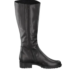 Semler – kniehohe Stiefel aus Kalbleder schwarz