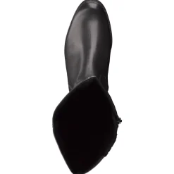 Semler – kniehohe Stiefel aus Kalbleder schwarz
