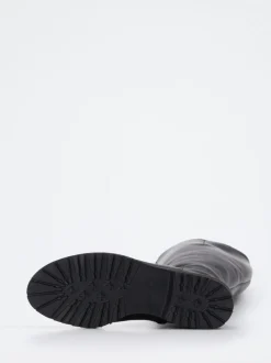 Semler – Kniehohe Stiefel aus Kalbleder schwarz