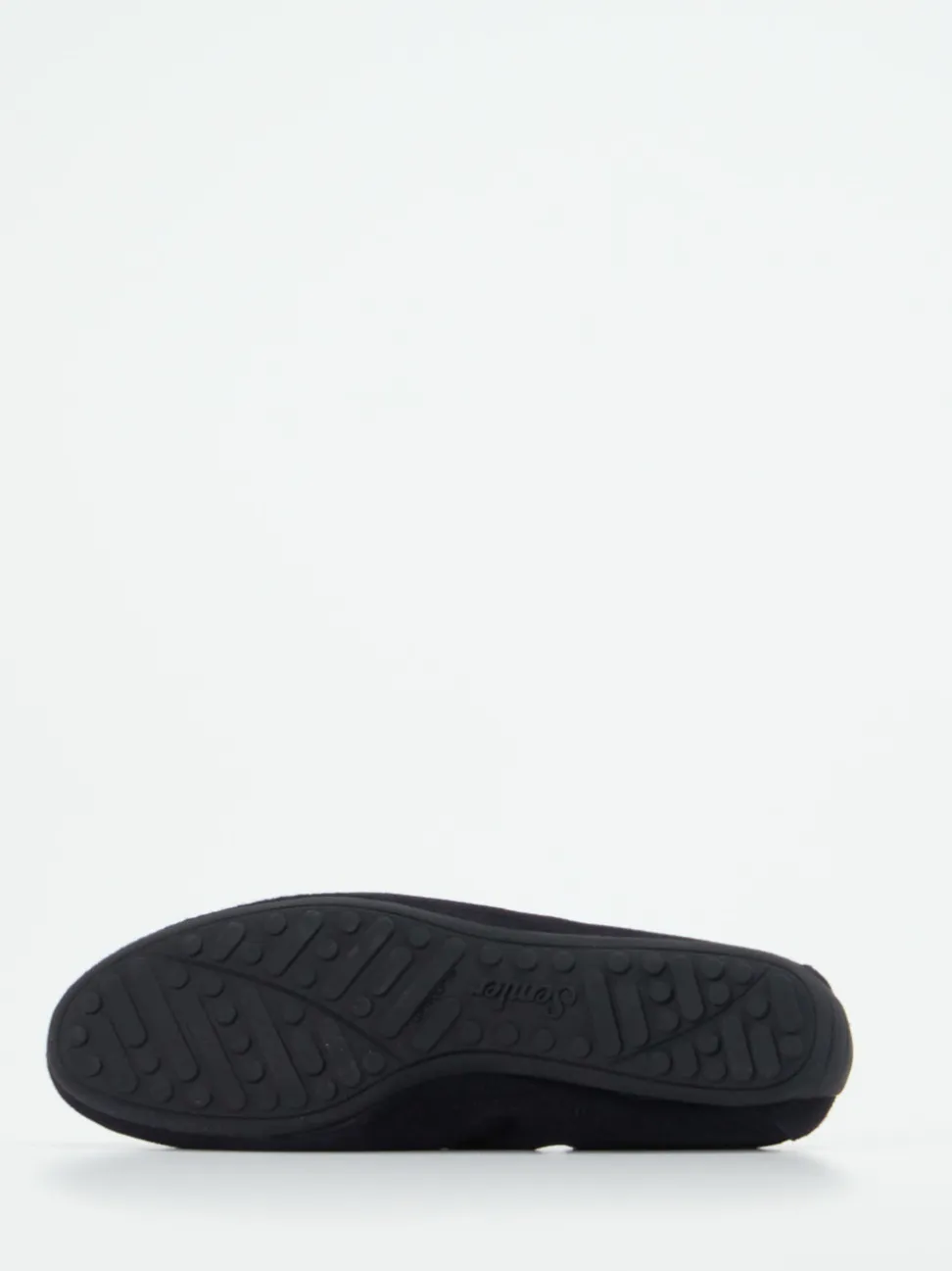 Semler – Komfort-Ballerinas aus Veloursleder blau