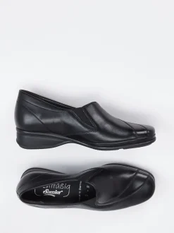 Semler – Komfort-Loafer aus Kalbleder schwarz
