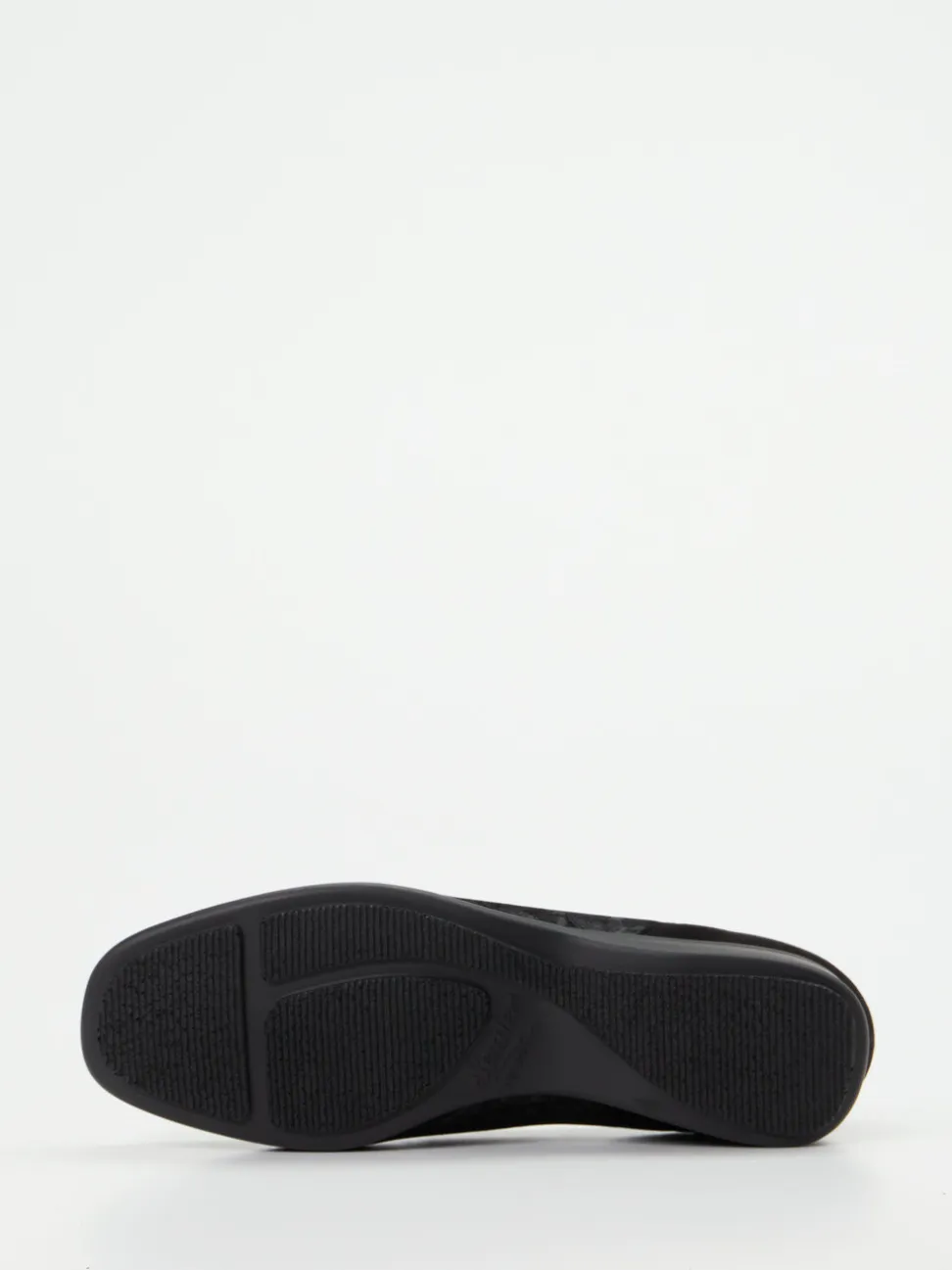Semler – Komfort-Loafer aus Stretch und Veloursleder schwarz