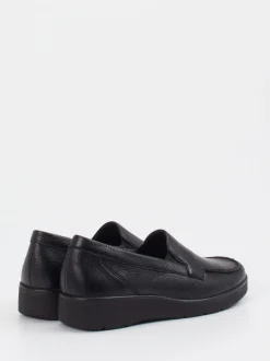 Semler – Komfort-Loafer aus Hirschleder Schwarz