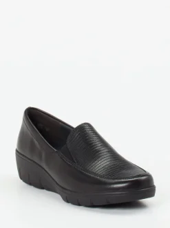 Semler – Komfort-Loafer aus Kalbleder schwarz