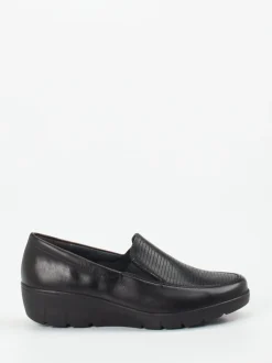 Semler – Komfort-Loafer aus Kalbleder schwarz