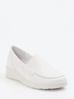 Semler – Komfort-Loafer aus Kalbleder Offwhite