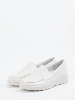 Semler – Komfort-Loafer aus Kalbleder Offwhite