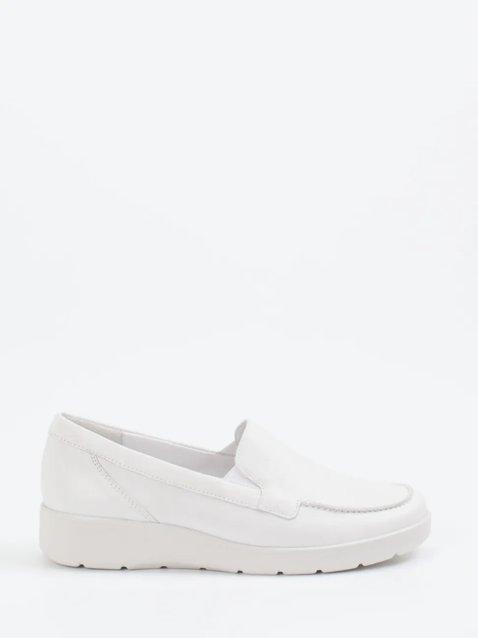 Semler – Komfort-Loafer aus Kalbleder Offwhite