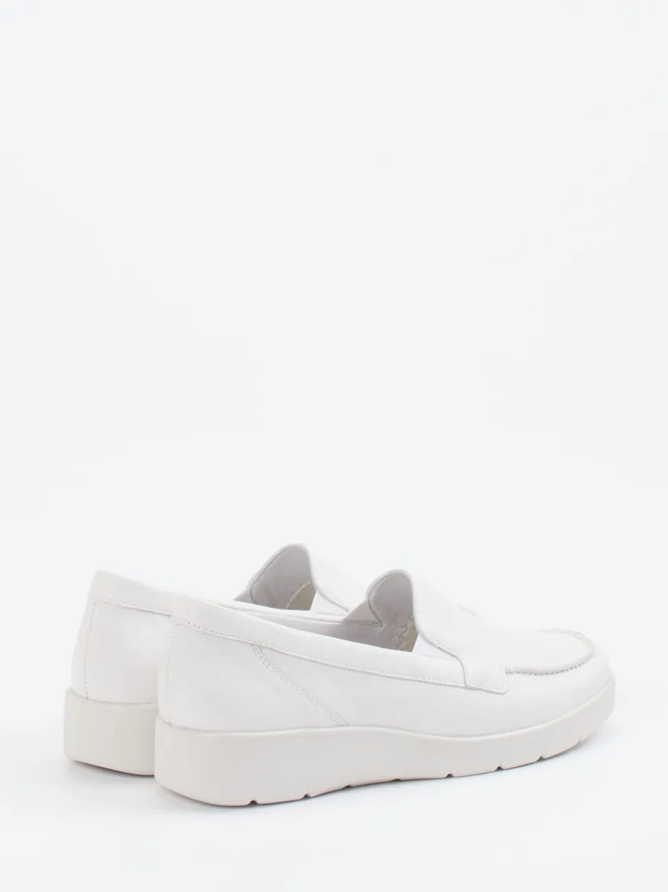 Semler – Komfort-Loafer aus Kalbleder Offwhite