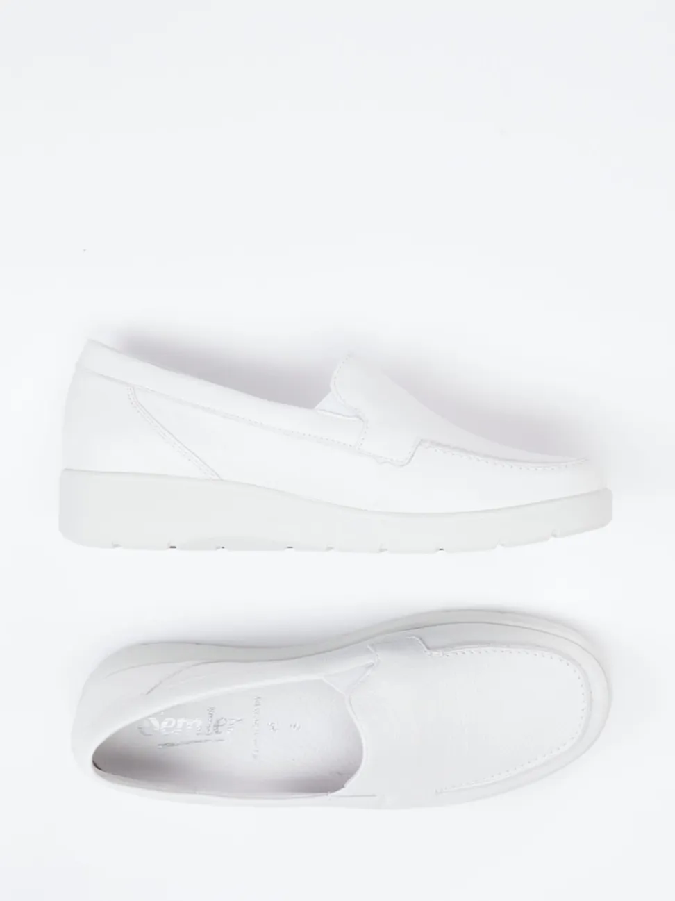 Semler – Komfort-Loafer aus Kalbleder Offwhite