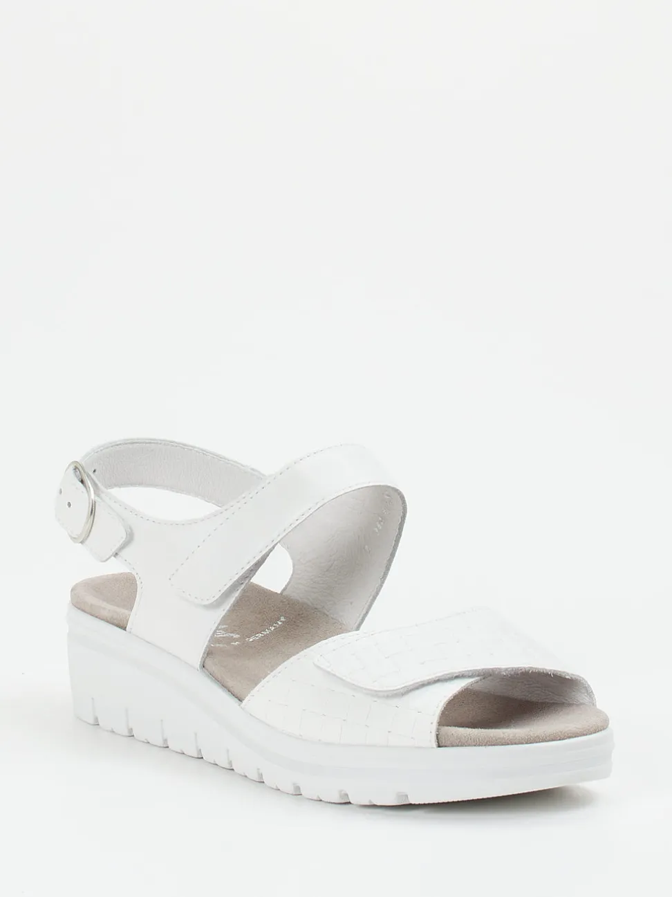 Semler – Komfortsandalen aus Kalbleder Weiß