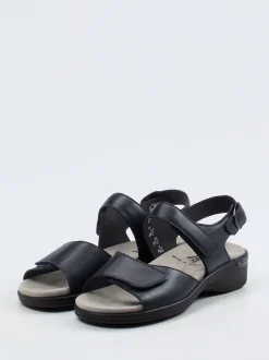Semler – Komfortsandalen aus Kalbleder dunkelblau