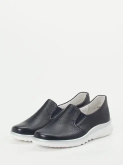 Semler – Komfort-Slipper aus Hirschleder blau