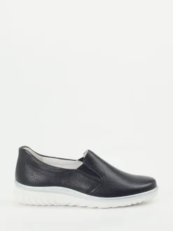 Semler – Komfort-Slipper aus Hirschleder blau