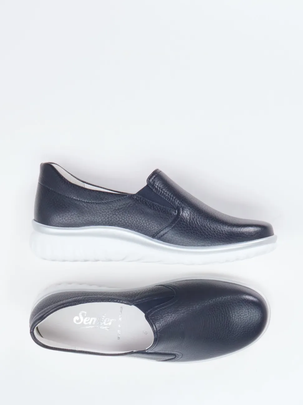 Semler – Komfort-Slipper aus Hirschleder blau