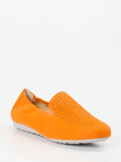Semler – Komfort-Slipper aus Veloursleder orange