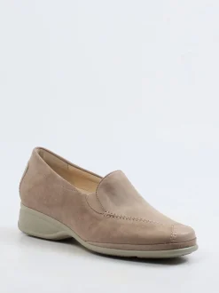 Semler – Komfort-Slipper aus Veloursleder beige