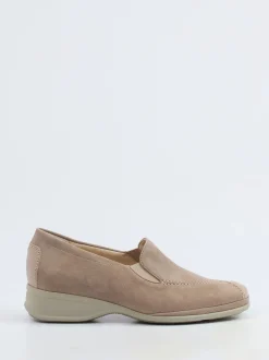 Semler – Komfort-Slipper aus Veloursleder beige