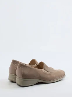 Semler – Komfort-Slipper aus Veloursleder beige