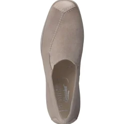 Semler – Komfort-Slipper aus Veloursleder beige