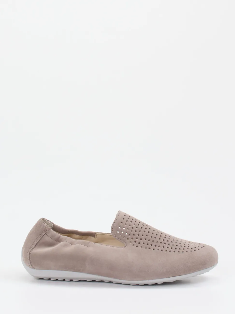 Semler – Komfort-Slipper aus Veloursleder taupe
