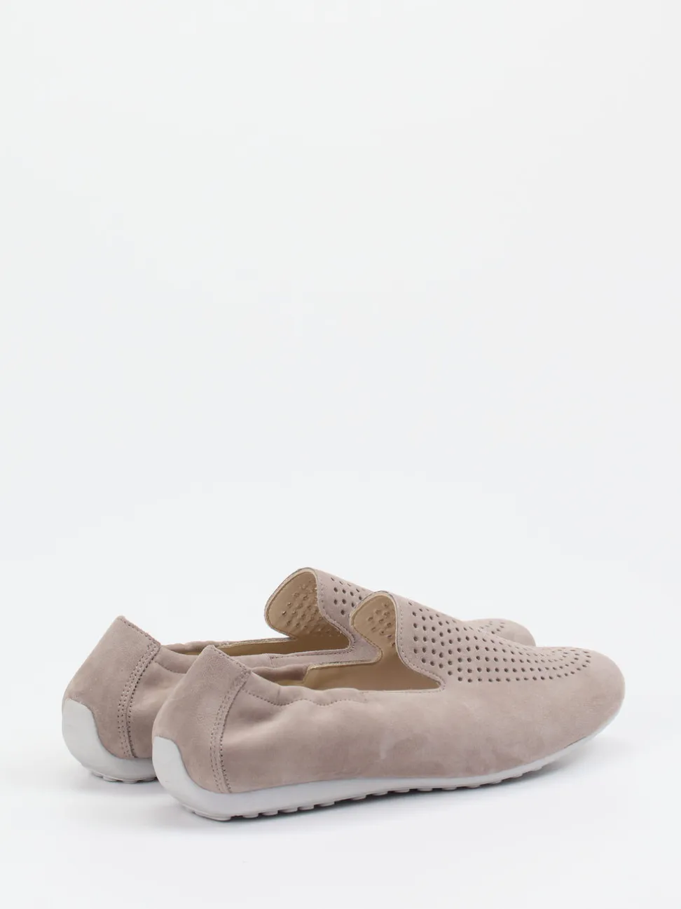 Semler – Komfort-Slipper aus Veloursleder taupe