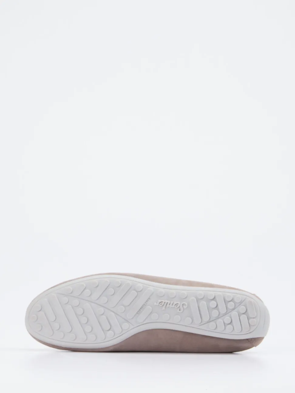 Semler – Komfort-Slipper aus Veloursleder taupe