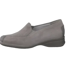 Semler – Komfort-Slipper aus Veloursleder Grau