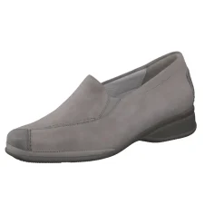 Semler – Komfort-Slipper aus Veloursleder Grau