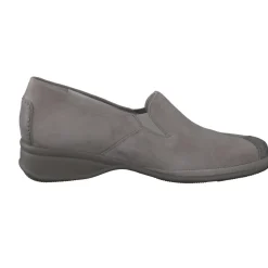 Semler – Komfort-Slipper aus Veloursleder Grau