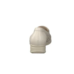 Semler – Komfort-Slipper aus Kalbleder Flechtoptik Beige