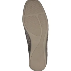 Semler – Komfort-Slipper aus Kalbleder Flechtoptik Beige