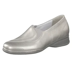 Semler – Komfort-Slipper aus Kalbleder silber