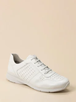 Semler – Komfort-Sneaker aus Kalbleder weiß